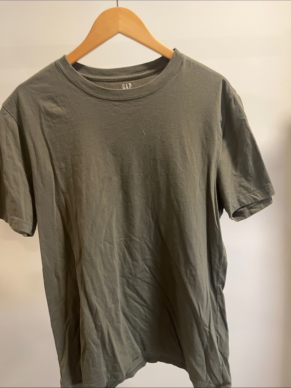 GAP Olive Crew Neck Short Sleeve Tee